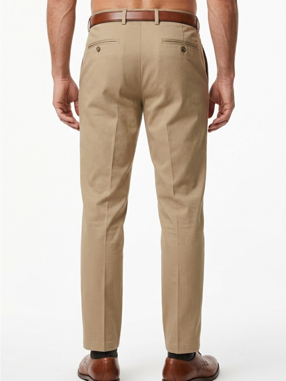 NWOT TravelSMART Roundtree & Yorke MEN'S Tan Pants 40x32
